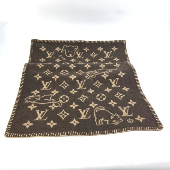 LOUIS VUITTON MP2260 interior Couverture Small CatGram Cat animal blanket - Picture 1 of 8